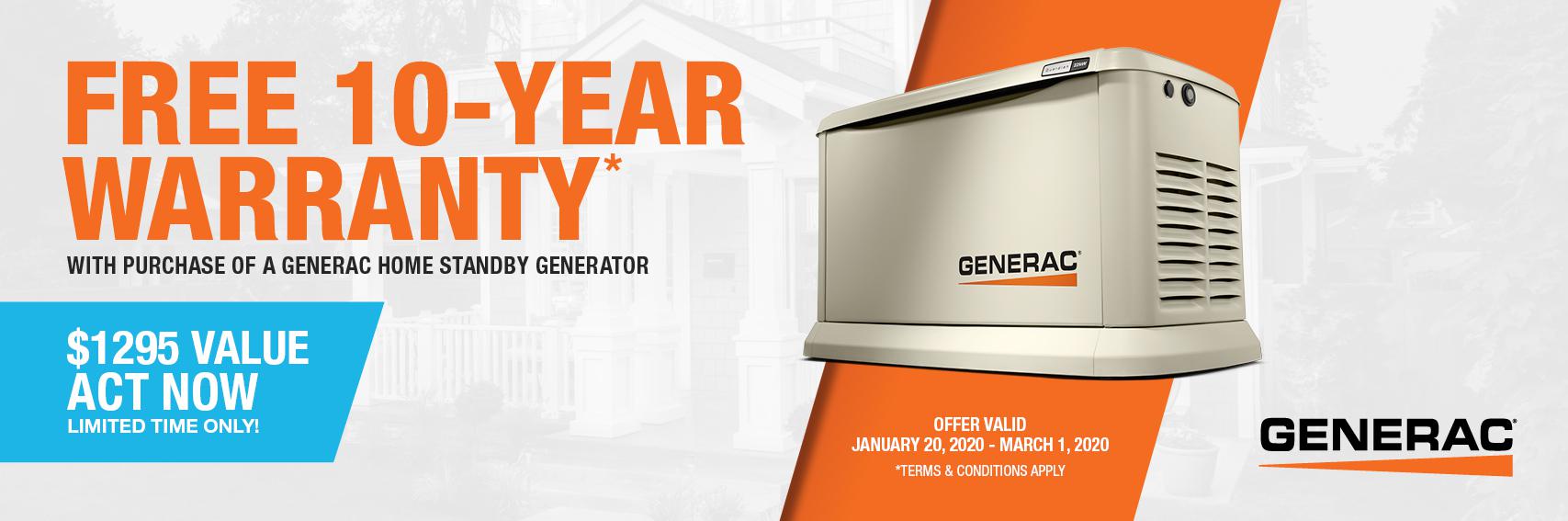 Homestandby Generator Deal | Warranty Offer | Generac Dealer | Sundre, AB